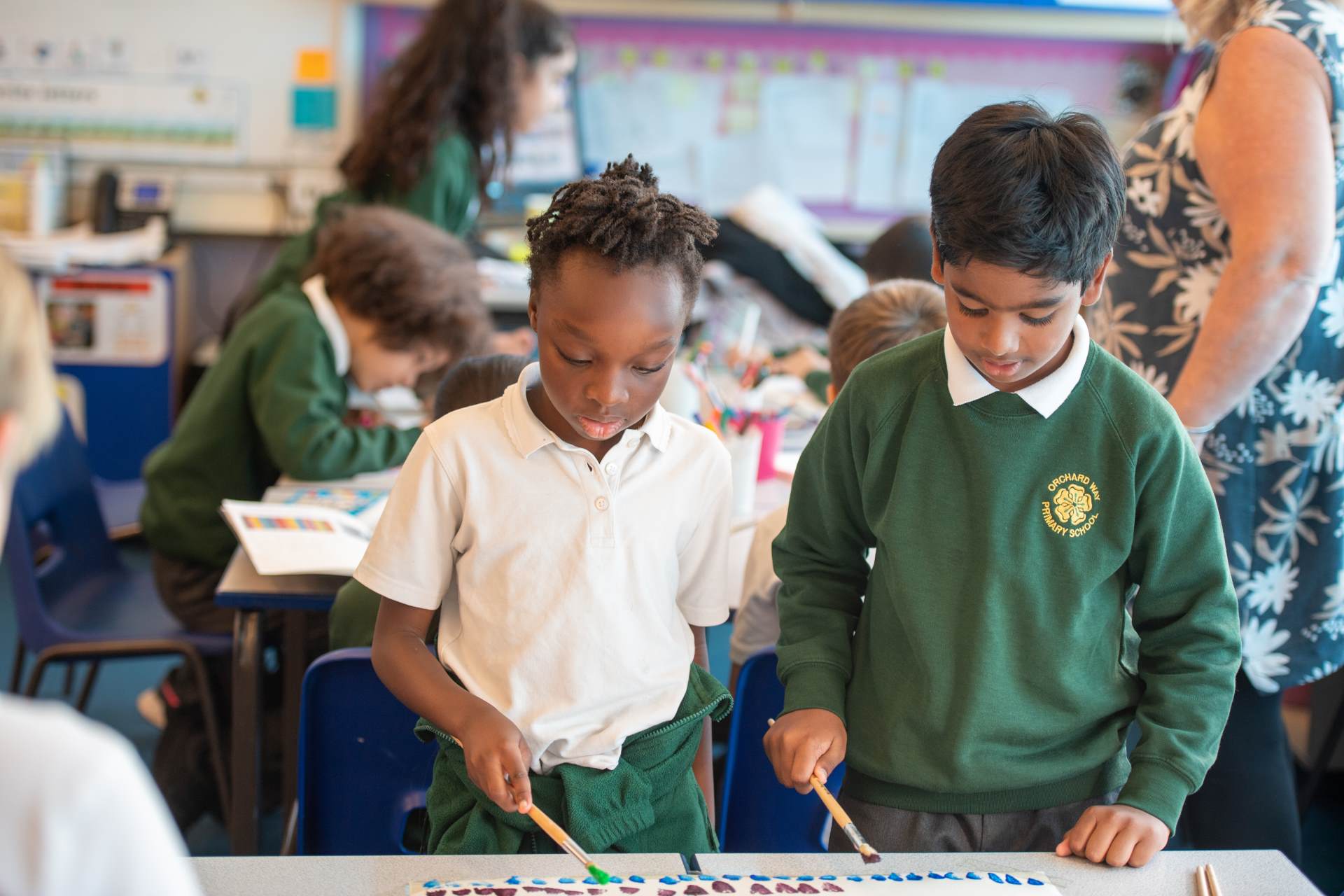 Orchard Way Primary School Photo Buttons